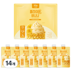 플라이밀 단백질 쉐이크 파우치 바나나맛, 45g, 14개