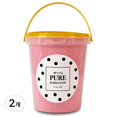 아르비앙 퓨어 거품 입욕제 보들보들 스윗로즈, 2개, 900g