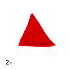 피플스파티 크리스마스 밍크산타모자 대, 2개, 밍크산타모자(대)