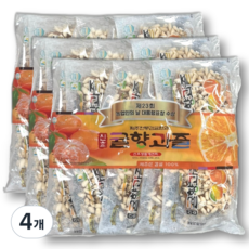 제주 신효 귤향과즐 전통 수제 한과, 840g, 4개