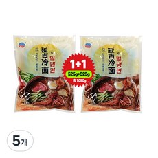 (배터짐) 조리예옌뺀특미 연길냉면(소스육수포함)525g두개 연변냉면, 5개, 1.05kg