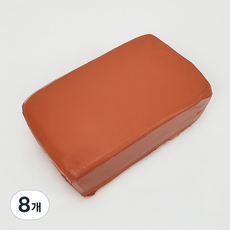 숲인더시티 공예 유점토 소프트 500g, 레드 아이언클레이, 8개