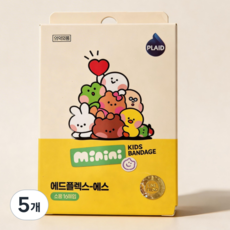 라인프렌즈 미니니 탄력밴드 어린이 반창고, 5개