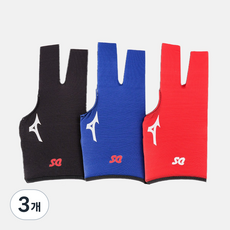 DS 미즈노 당구 장갑 A타입, 3개, 레드