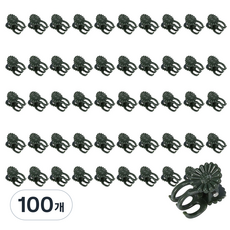 그린 덩쿨클립 줄기 식물 집게 WILD, 100개