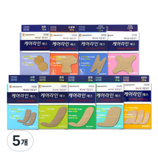 케어라인에스 프리미엄 고탄력밴드 9종, 케어라인에스밴드 대형16매, 5개, 1개입
