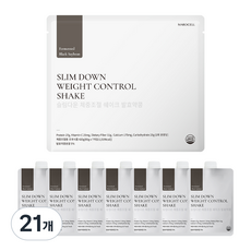 단백질 쉐이크 마로셀 슬림다운 체중조절 쉐이크 발효약콩, 21개, 60g