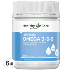오메가 3-6-9 헬시케어 정품, 6개, 200정