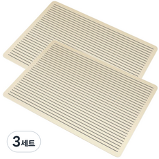브라이프 북유럽 천연 규조토 주방 드라잉매트 2p, 3세트, 스트라이프 라인, 1단