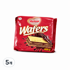 oylum wafers hala chocolate cream 초콜릿 크림 웨이퍼, 5개, 400g