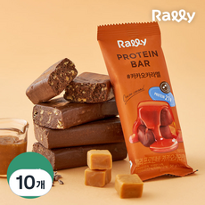 Rally 프로틴바 카카오카라멜향, 58g, 10개