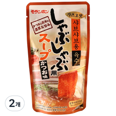 모란봉 샤브샤브 육수 가츠오맛, 2개, 100ml