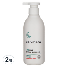 순한샴푸 세라베라 아토 마일드 바스앤샴푸 (약산성 저자극 바디워시 초미세먼지제거), 2개, 300ml
