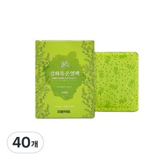 지엘약방 강화쑥 온열팩 붙이는 쑥찜질팩, 40개