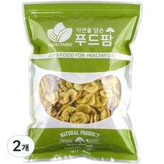 푸드팜 바나나칩, 2개, 500g