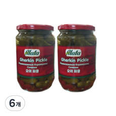 Alata Gherkin pickle 터키 오이피클 680g, 6개