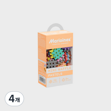 마리오넥스 소프트 블록 퍼즐 미니와플 파스텔 70pcs, 4개