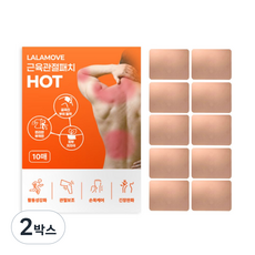라라무브 온열 근육관절 패치 멘톨, 10매입, 2박스