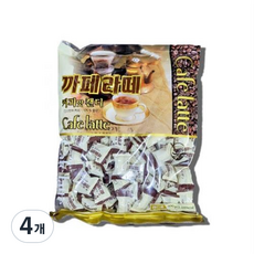 화미 화미 카페라떼 커피맛 캔디, 4개, 800g