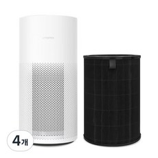 샤오미 스마트미 공기청정기 호환 필터 KQJHQ01ZM RFID칩 포함 Xiaomi SmartMi, 4개, 스마트미 블랙 (H13)