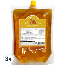 딥 플러스 카라멜 시럽, 3개, 1L