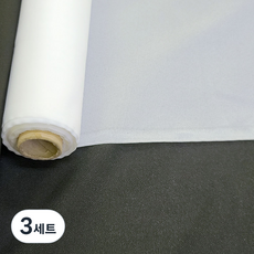 일반심지 접착심지 보통심지, 화이트(110 x 450cm/5yard), 3개