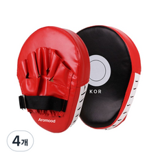 에이무드 견고한 복싱 펀치 미트 2P, 레드, 4개