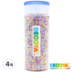 데코야 스윗 넌파일레스 퍼플믹스 푸드컬러 간편용기 (스프링클/제과제빵/데코), 4개, 85g