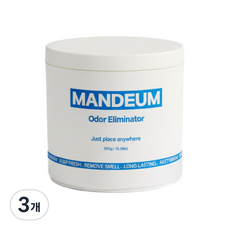 만듬 화장실 악취 냄새 초강력 고체 실내 탈취제, 3개, 300g