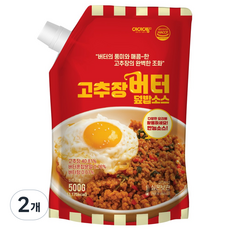 아이엠소스 고추장버터덮밥소스 비빔밥, 2개, 500g