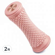 아더위크 발바닥 마사지롤러, 핑크, 2개