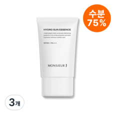 무슈제이 선크림 하이드로 선에센스 50ml 4개 556842, 3개