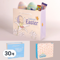 NEW 부활절계란포장 쇼핑백 (소) 종이가방, 30개, 2.캘리