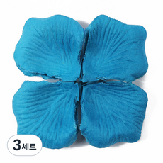 부직포 장미300 꽃잎 조화 플라워샤워 프로포즈 웨딩 장식 소품, 3세트, 26-시안블루300장