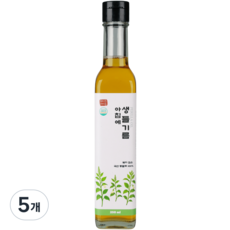 해든마루 볶지않은 국산 생들기름, 5개, 250ml
