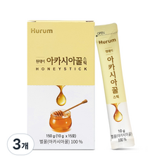 휴럼 원데이 아카시아꿀스틱, 150g, 3개