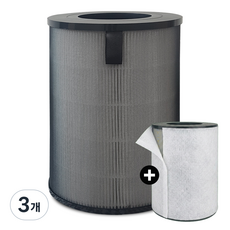 위닉스 타워Q QS 공기청정기 호환 필터 + 필터세이퍼, 3개, 고급형
