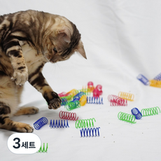 포트렘 고양이 사냥놀이 장난감 스프링 40p, 3세트