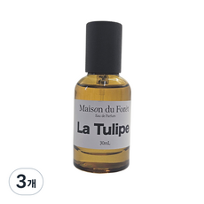 메종듀포레 라튤립 향 니치향수 오 드 퍼퓸, 3개, 30ml