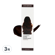 자연이랑 컬러 트리트먼트 _초코 브라운, 초코브라운, 3개