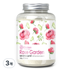 올레비엔 로즈가든 바스 앤 마사지솔트, 500g, 3개