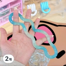 탱글탱글 스트레스해소 장난감 온도감 변색 피젯토이 집중력향상 손장난감 adhd 장난감, 2개, 매직민트
