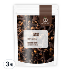 천일한약방 인도네시아 정향 글로브 뱅쇼, 3개, 200g