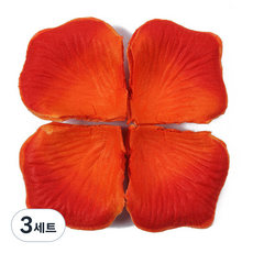 부직포 장미300 꽃잎 조화 플라워샤워 프로포즈 웨딩 장식 소품, 3세트, 19-봉숭아레드300장