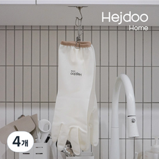 [헤이두 홈] 에센셜 밴딩 니트릴 고무장갑, 크림아이보리 일반, 중(M), 4개