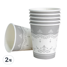 피플스파티 파티컵 240ml 실버클래식 18P, 2개