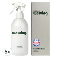 위잉 편백 살충제 여행용 초파리 모기 빈대 스프레이 배드버그 해충퇴치제, 5개, 1개입, 300ml