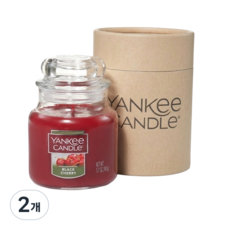 양키캔들 자캔들(스몰 선물용팩), 2개, 104g, 블랙체리