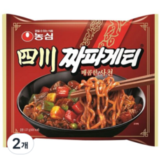 농심 짜파게티 사천 137g, 2개