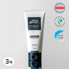 퓨어루 아기 수딩젤, 3개, 150ml